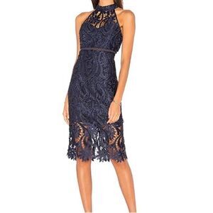 Bardot Isa lace midi dress